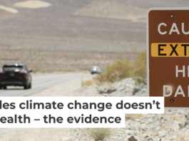 Rising global temperatures are increasing the risk of heat stroke on hot days, among many other human harms. Ronda Churchill/AFP via Getty Images